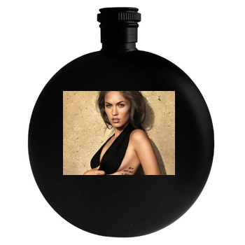 Megan Fox Round Flask