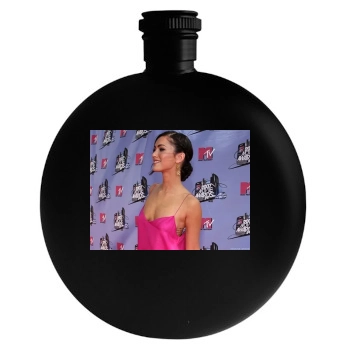 Megan Fox Round Flask