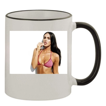 Megan Fox 11oz Colored Rim & Handle Mug