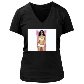 Megan Fox Women's Deep V-Neck TShirt