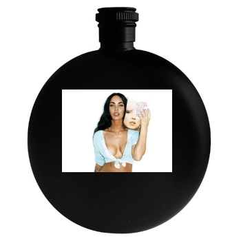 Megan Fox Round Flask