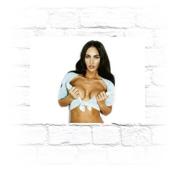 Megan Fox Metal Wall Art