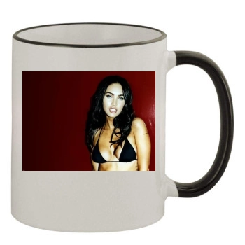 Megan Fox 11oz Colored Rim & Handle Mug