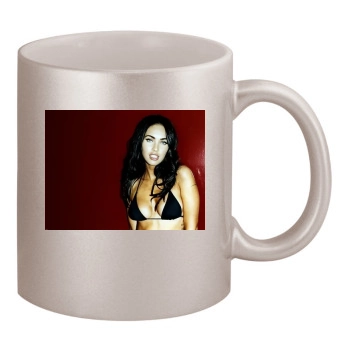 Megan Fox 11oz Metallic Silver Mug