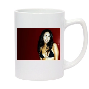 Megan Fox 14oz White Statesman Mug