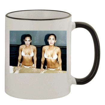 Megan Fox 11oz Colored Rim & Handle Mug