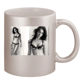 Megan Fox 11oz Metallic Silver Mug