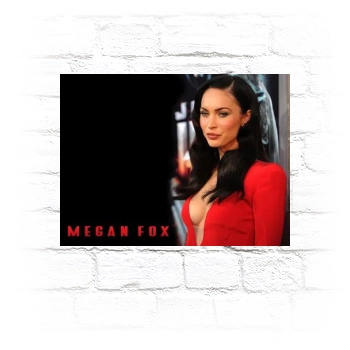 Megan Fox Metal Wall Art