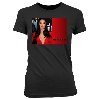 Megan Fox Women's Junior Cut Crewneck T-Shirt