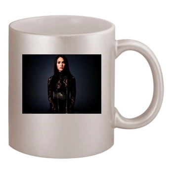 Megan Fox 11oz Metallic Silver Mug