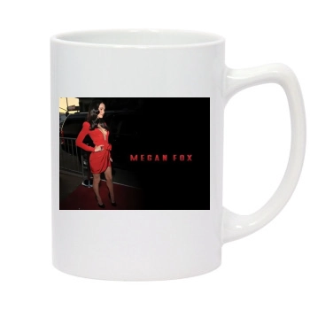 Megan Fox 14oz White Statesman Mug