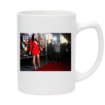 Megan Fox 14oz White Statesman Mug