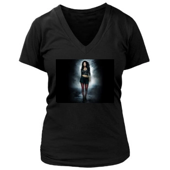 Megan Fox Women's Deep V-Neck TShirt