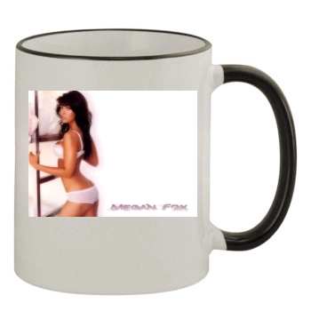 Megan Fox 11oz Colored Rim & Handle Mug