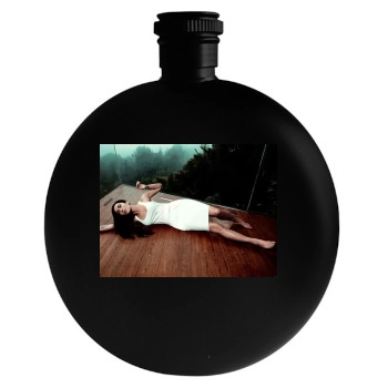 Megan Fox Round Flask