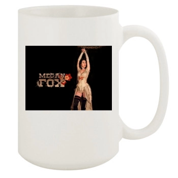 Megan Fox 15oz White Mug