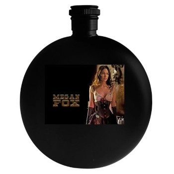 Megan Fox Round Flask