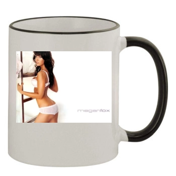 Megan Fox 11oz Colored Rim & Handle Mug