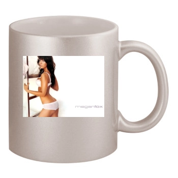 Megan Fox 11oz Metallic Silver Mug