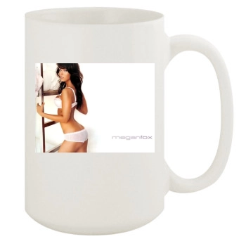 Megan Fox 15oz White Mug