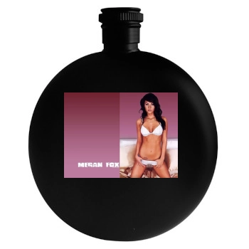 Megan Fox Round Flask