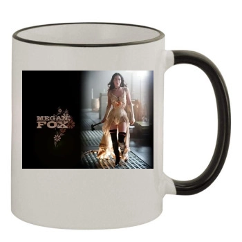 Megan Fox 11oz Colored Rim & Handle Mug