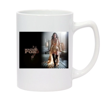 Megan Fox 14oz White Statesman Mug