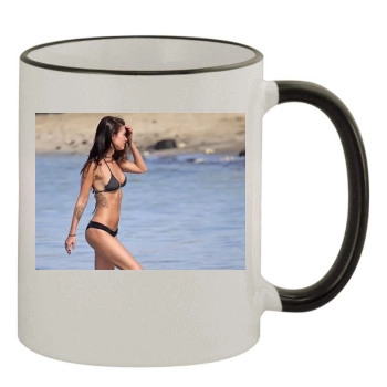 Megan Fox 11oz Colored Rim & Handle Mug