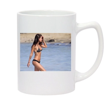 Megan Fox 14oz White Statesman Mug