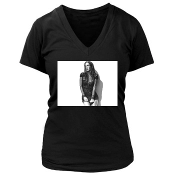 Megan Fox Women's Deep V-Neck TShirt