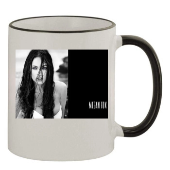 Megan Fox 11oz Colored Rim & Handle Mug