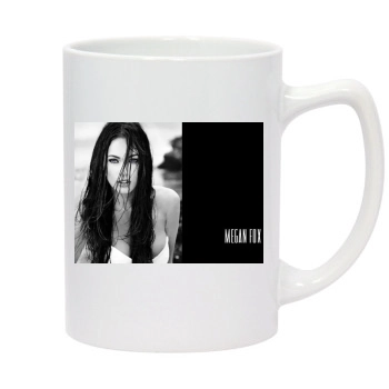 Megan Fox 14oz White Statesman Mug