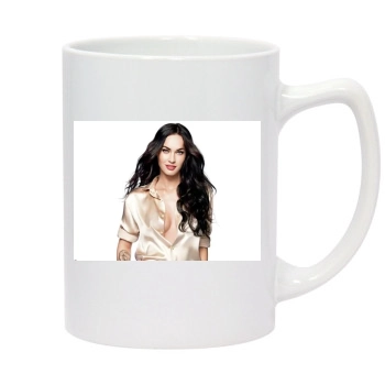 Megan Fox 14oz White Statesman Mug