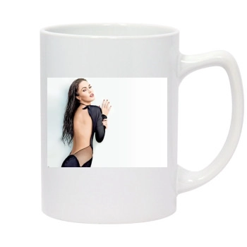 Megan Fox 14oz White Statesman Mug