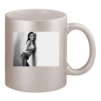 Megan Fox 11oz Metallic Silver Mug