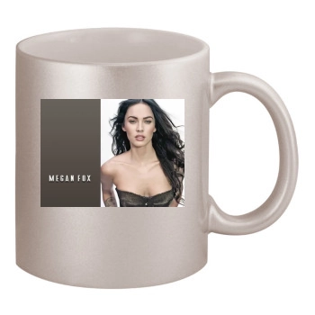 Megan Fox 11oz Metallic Silver Mug