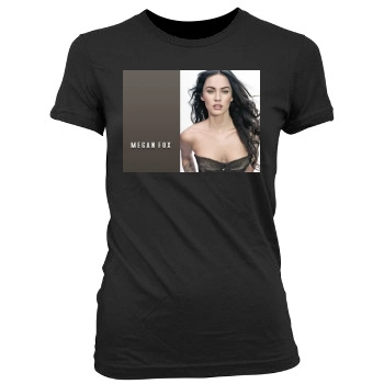 Megan Fox Women's Junior Cut Crewneck T-Shirt