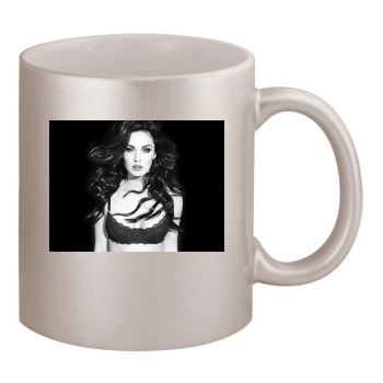 Megan Fox 11oz Metallic Silver Mug