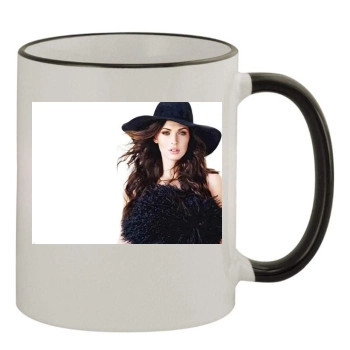 Megan Fox 11oz Colored Rim & Handle Mug