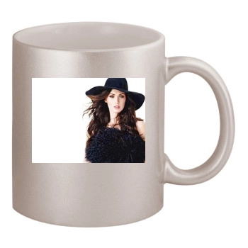 Megan Fox 11oz Metallic Silver Mug