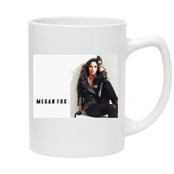 Megan Fox 14oz White Statesman Mug