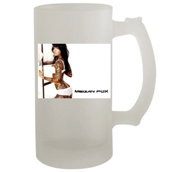 Megan Fox 16oz Frosted Beer Stein