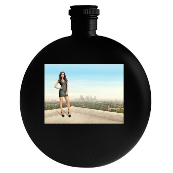 Megan Fox Round Flask