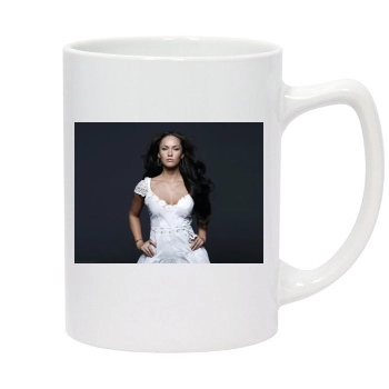 Megan Fox 14oz White Statesman Mug