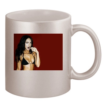 Megan Fox 11oz Metallic Silver Mug