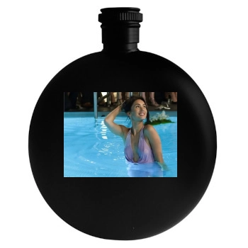 Megan Fox Round Flask