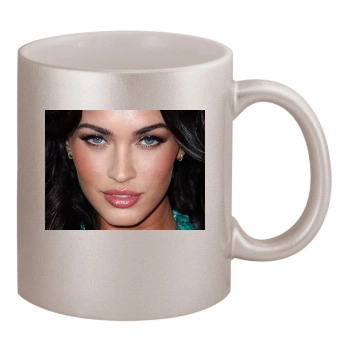 Megan Fox 11oz Metallic Silver Mug