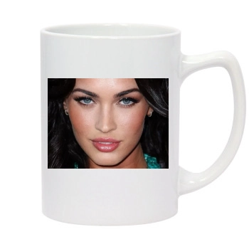 Megan Fox 14oz White Statesman Mug