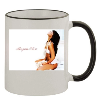 Megan Fox 11oz Colored Rim & Handle Mug