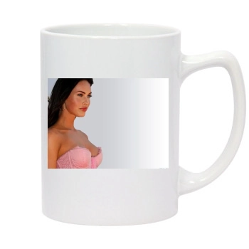 Megan Fox 14oz White Statesman Mug